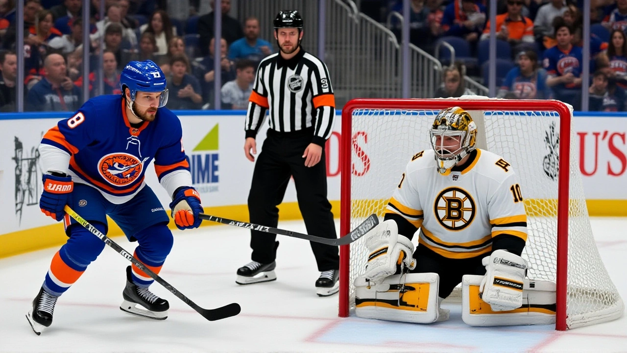 Задоров спровоцировал драку, Хуснутдинов принес «Бостону» победу над «Айлендерс»